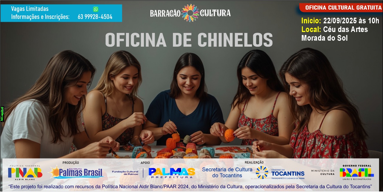 Palmas recebe oficina gratuita de chinelos para incentivar a criatividade artesanal