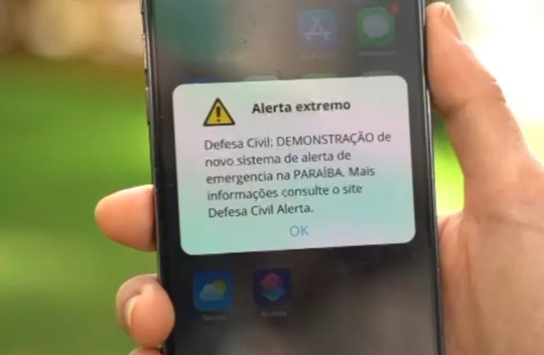 Sistema de alerta da Defesa Civil será testado no Centro-Oeste neste sábado (27)