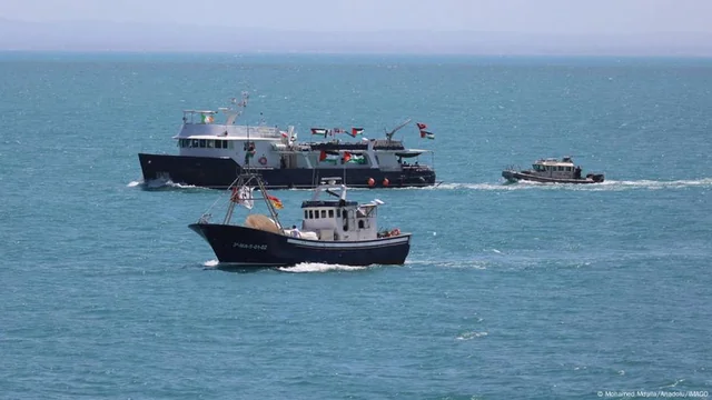 EUROPA CHOCA ISRAEL: Navios de guerra escoltam flotilha humanitária em Gaza