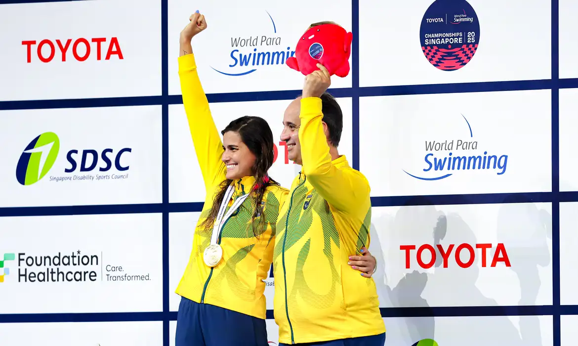 Brasil mira Top 5 no Mundial Paralímpico de Natação em Singapura