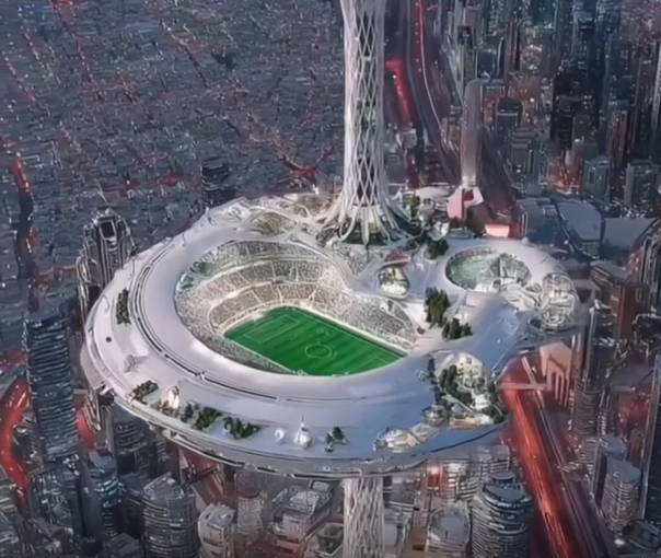 O Estádio Suspenso e a Humanidade Caída: Quando a Ostentação se Disfarça de Futuro