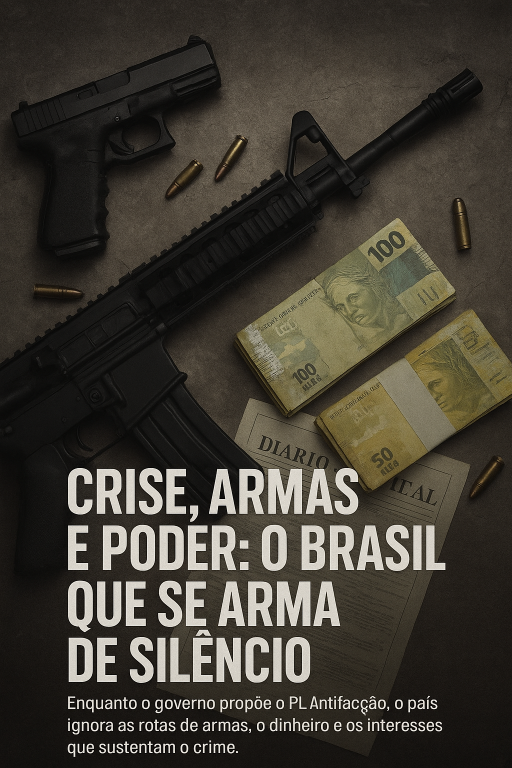 Crise, armas e poder: o que o “PL Antifacção” revela sobre o atraso estrutural do Estado