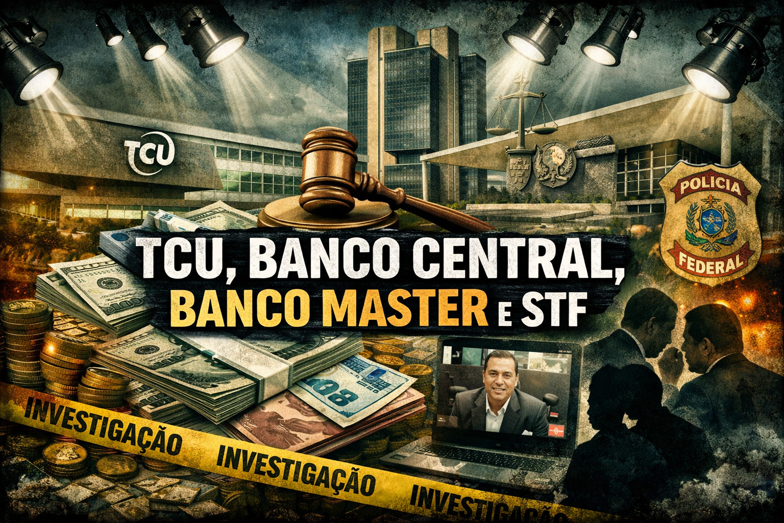 TCU, Banco Central, Banco Master e STF: o tabuleiro oculto de um caso que pode envolver bilhões