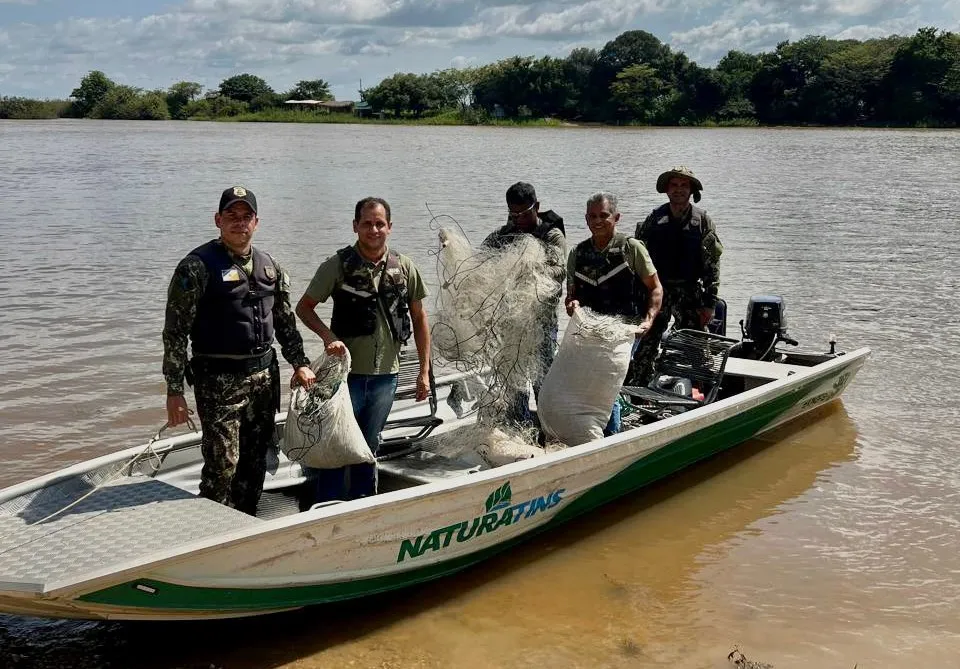 “Tolerância Zero à Pesca Predatória: Naturatins aperta o cerco durante a Operação Piracema no Tocantins”