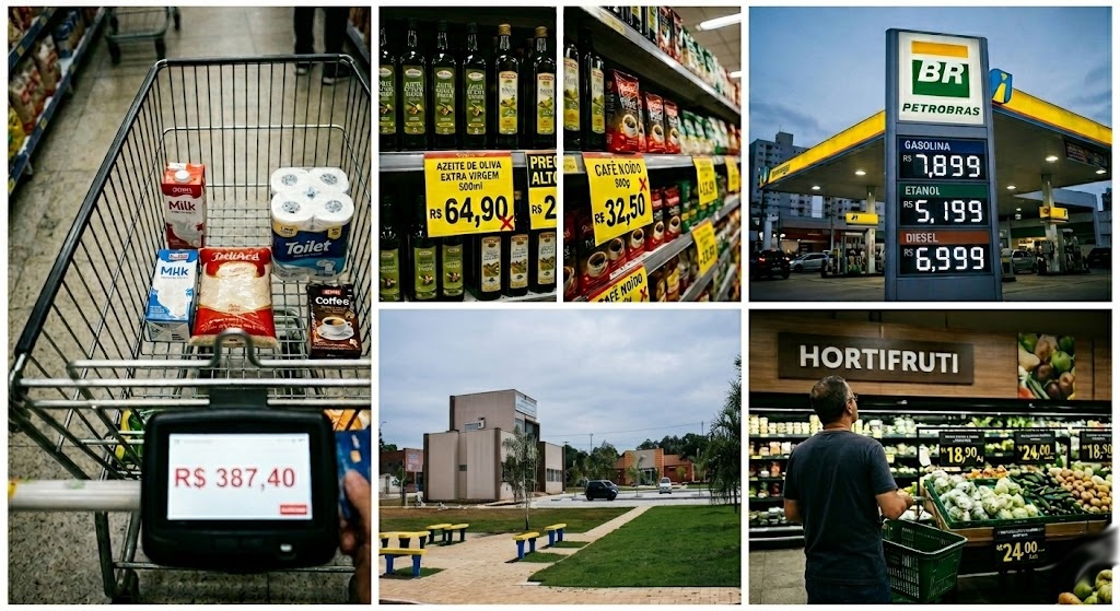 Mais caro viver: moradores de Aparecida do Rio Negro enfrentam alta generalizada de preços