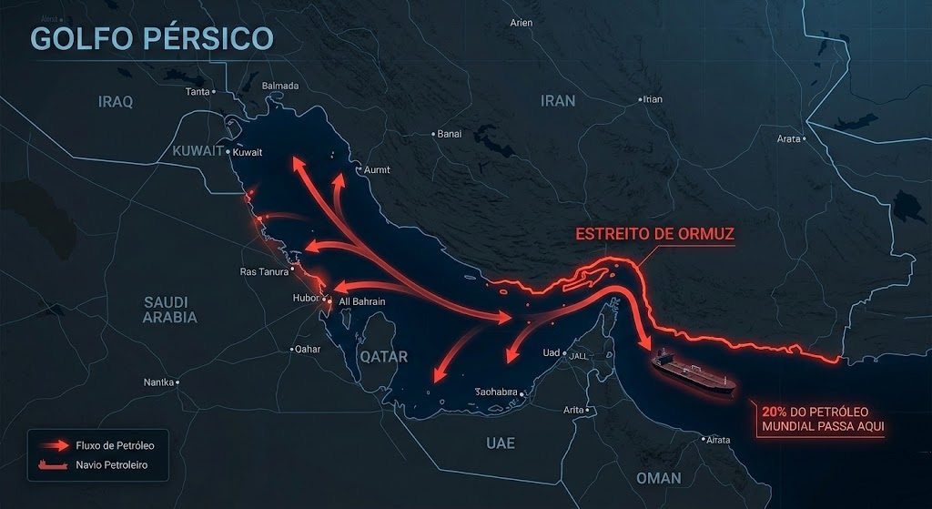 A GUERRA INVISÍVEL: COMO O CONFLITO COM O IRÃ PODE ATINGIR A ECONOMIA GLOBAL — E O SEU BOLSO