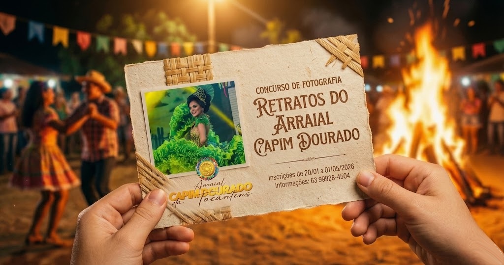 Cultura Junina em Foco: Concurso Fotográfico “Retratos do Capim Dourado” abre inscrições e premia registros das quadrilhas do Tocantins