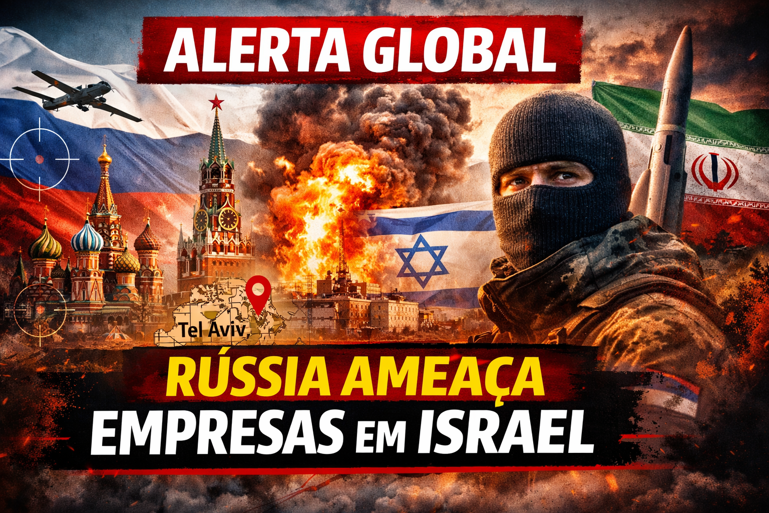 Rússia amplia o tabuleiro: lista com empresas em Israel expõe nova fase da guerra híbrida