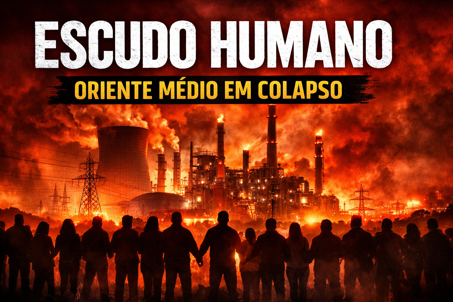 IRÃ USA POPULAÇÃO COMO ESCUDO EM USINAS E AMEAÇA APAGAR O ORIENTE MÉDIO DO MAPA ENERGÉTICO