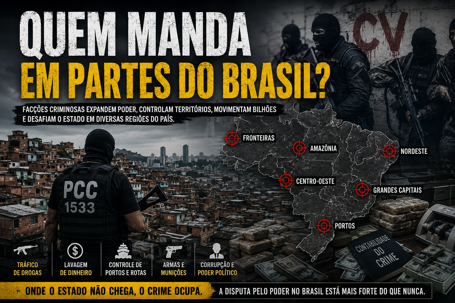 Quem manda em partes do Brasil?