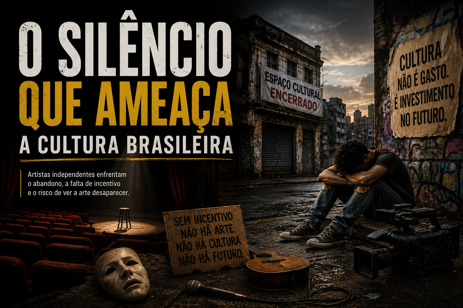 Cultura em risco: o apagão silencioso dos artistas independentes no Brasil