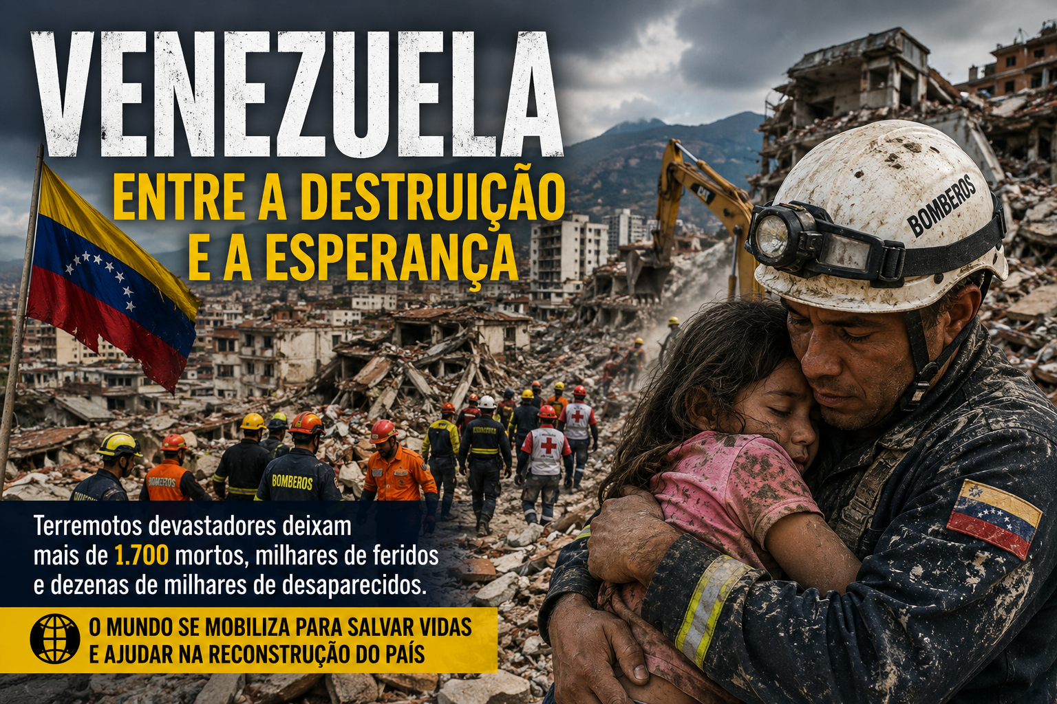 Venezuela Enfrenta o Maior Desafio Humanitário de Sua História Recente Após Terremotos Devastadores