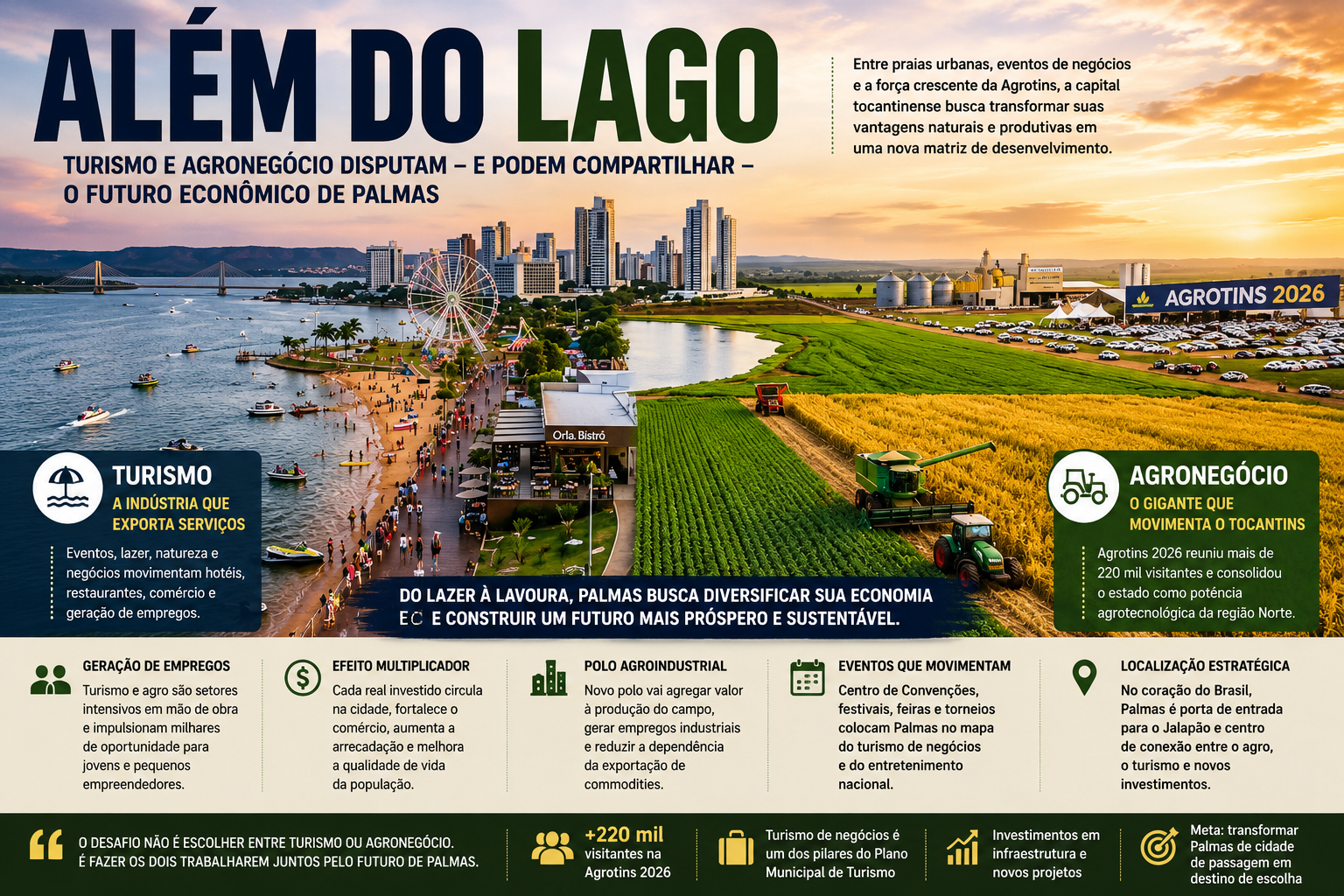 Além do Lago: Palmas Quer Deixar de Ser Passagem e Virar Destino