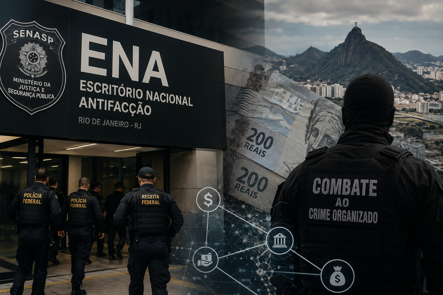 Além das Algemas: O Novo Escritório Nacional Antifacção Aposta na Asfixia Financeira para Desmantelar o Crime Organizado