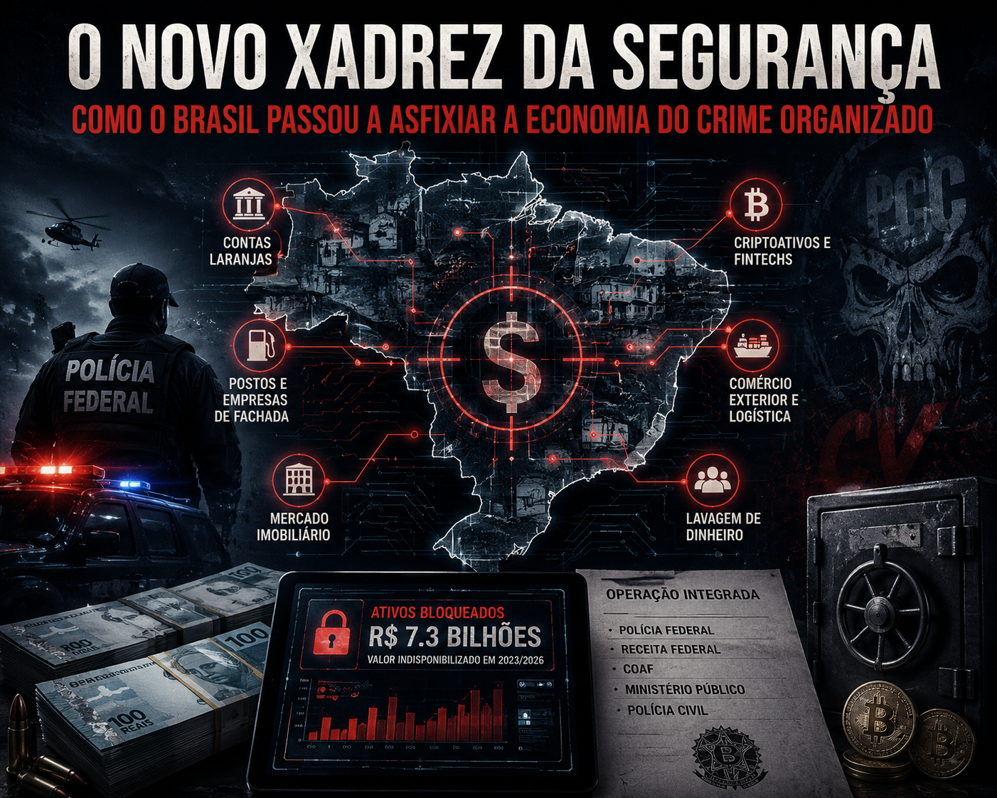 O Novo Xadrez da Segurança Pública: Como o Brasil Passou a Atacar a Economia do Crime Organizado