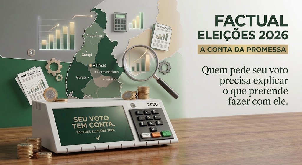 Começou Oficialmente o período eleitoral: Factual Eleições 2026: o eleitor pergunta, os candidatos respondem