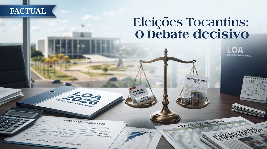 Reta final: o que os candidatos ao Governo do Tocantins prometem — e como pretendem pagar a conta?