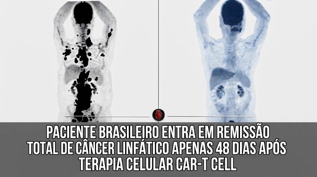 Em 48 dias, terapia desenvolvida no Brasil levou à remissão de câncer após 13 anos de tratamento