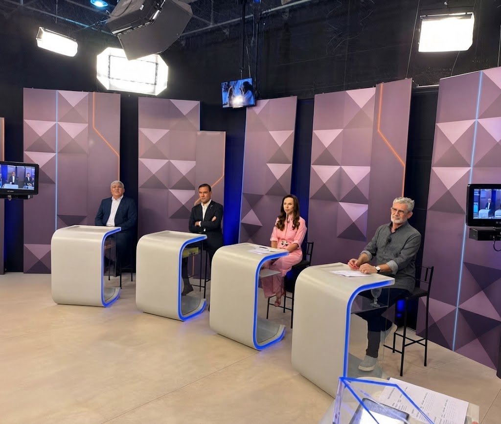 Debate da TV Anhanguera expõe diferentes estratégias para governar o Tocantins