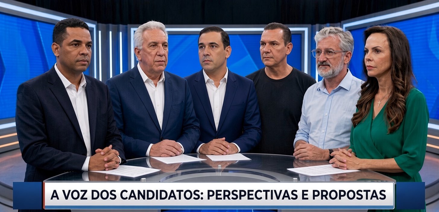 Debate da TV Norte: saúde, segurança e contas públicas entram no centro da disputa a nove dias da eleição