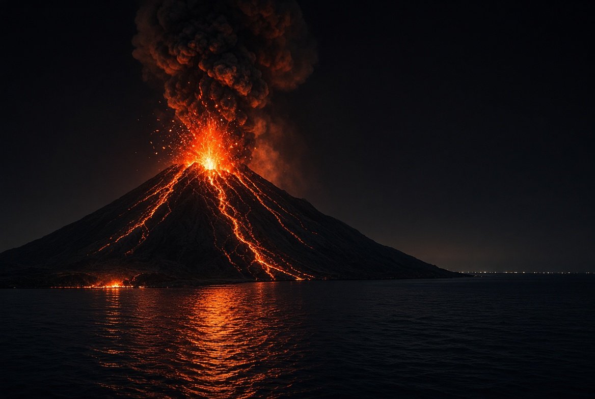 Krakatau entra em erupção: o que realmente está acontecendo — e por que 1883 não pode ser usado como previsão