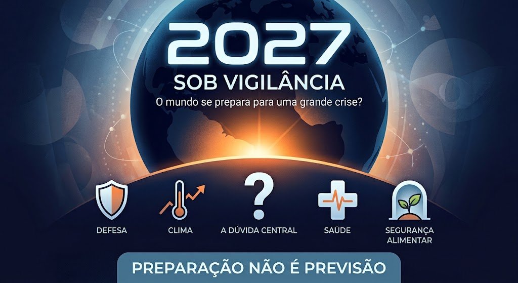 2027 sob vigilância: o mundo se prepara para uma grande crise? O que dizem os governos, os cientistas e a Bíblia